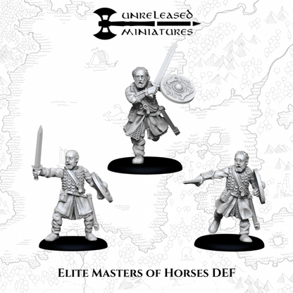 28mm Elite Masters of Horses DEF