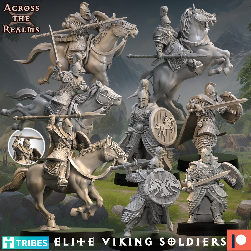 28mm Elite Viking Soldiers