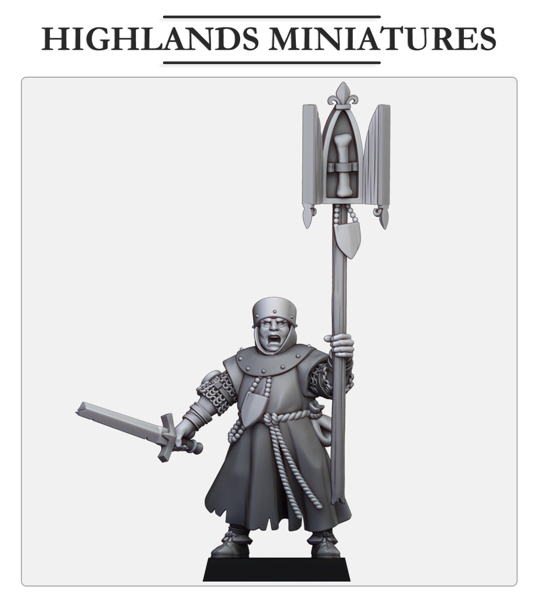 28mm Cleric with Relic - Gallia