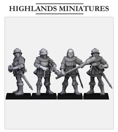 28mm Handgunners - Gallia