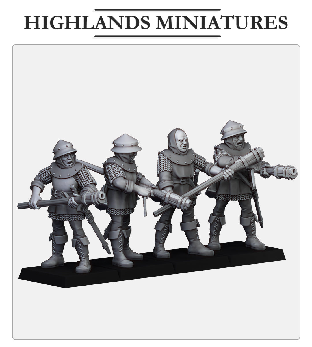 28mm Handgunners - Gallia