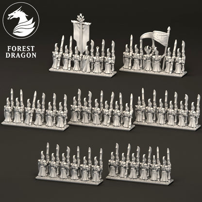 Aurethil Court - 10mm Glaive Infantry