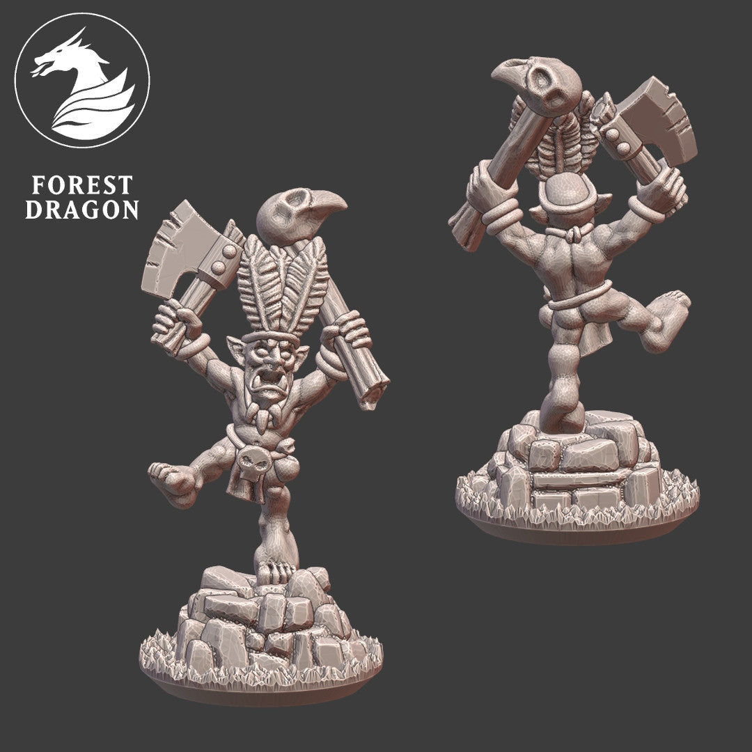 Orcs & Goblins - 10mm Heroes