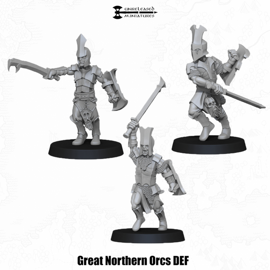 28mm Great Northern Orcs DEF