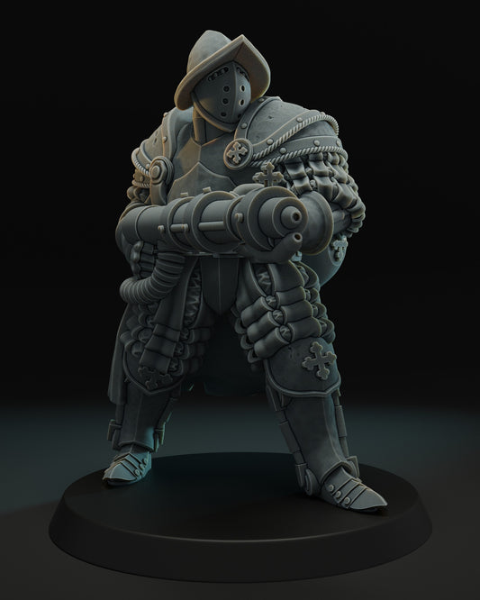 Trench Crusade - Heavy Infantry with flamethrower