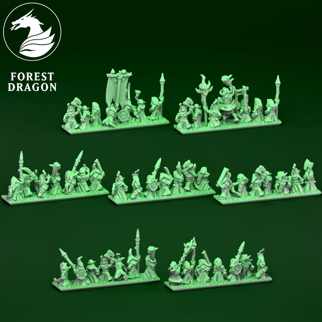 Orcs & Goblins - 10mm Hooded Goblins Regiment