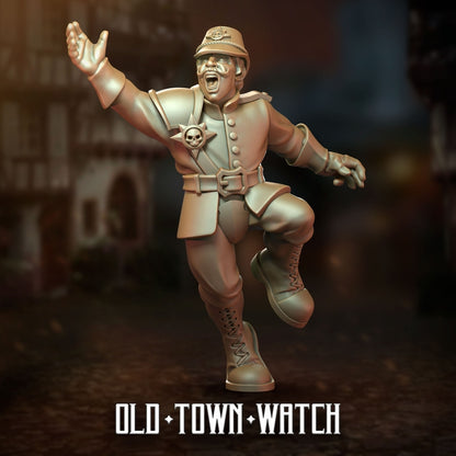 28mm Old Town Watch Support Staff