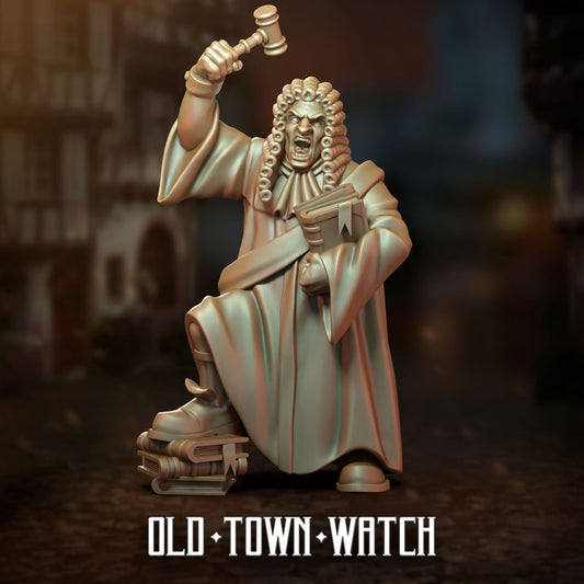 28mm Old Town Watch Support Staff