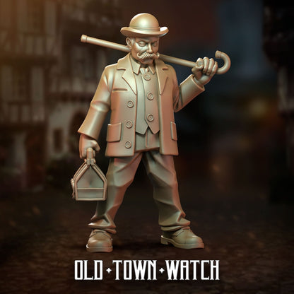 28mm Old Town Watch Support Staff