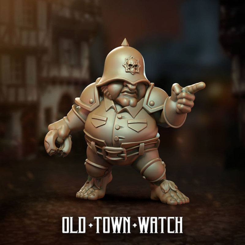 28mm Old Town Watch Support Staff