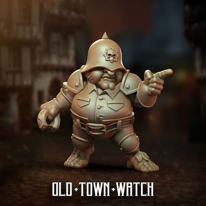 28mm Old Town Watch Support Staff