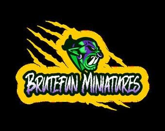 Dark Elf Blitzer Star Player | Fantasy Football | Dark Elf Team | Brutefun Miniatures