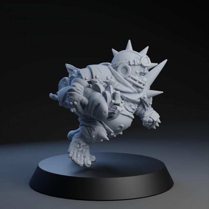 Halfling Blitzer Star Player | Fantasy Football | Halfling Team | Brutefun Miniatures