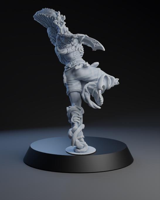 Elf Dancer Star Player | Fantasy Football | Elf Team | Brutefun Miniatures
