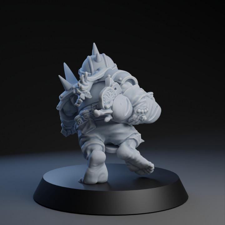 Halfling Blitzer Star Player | Fantasy Football | Halfling Team | Brutefun Miniatures