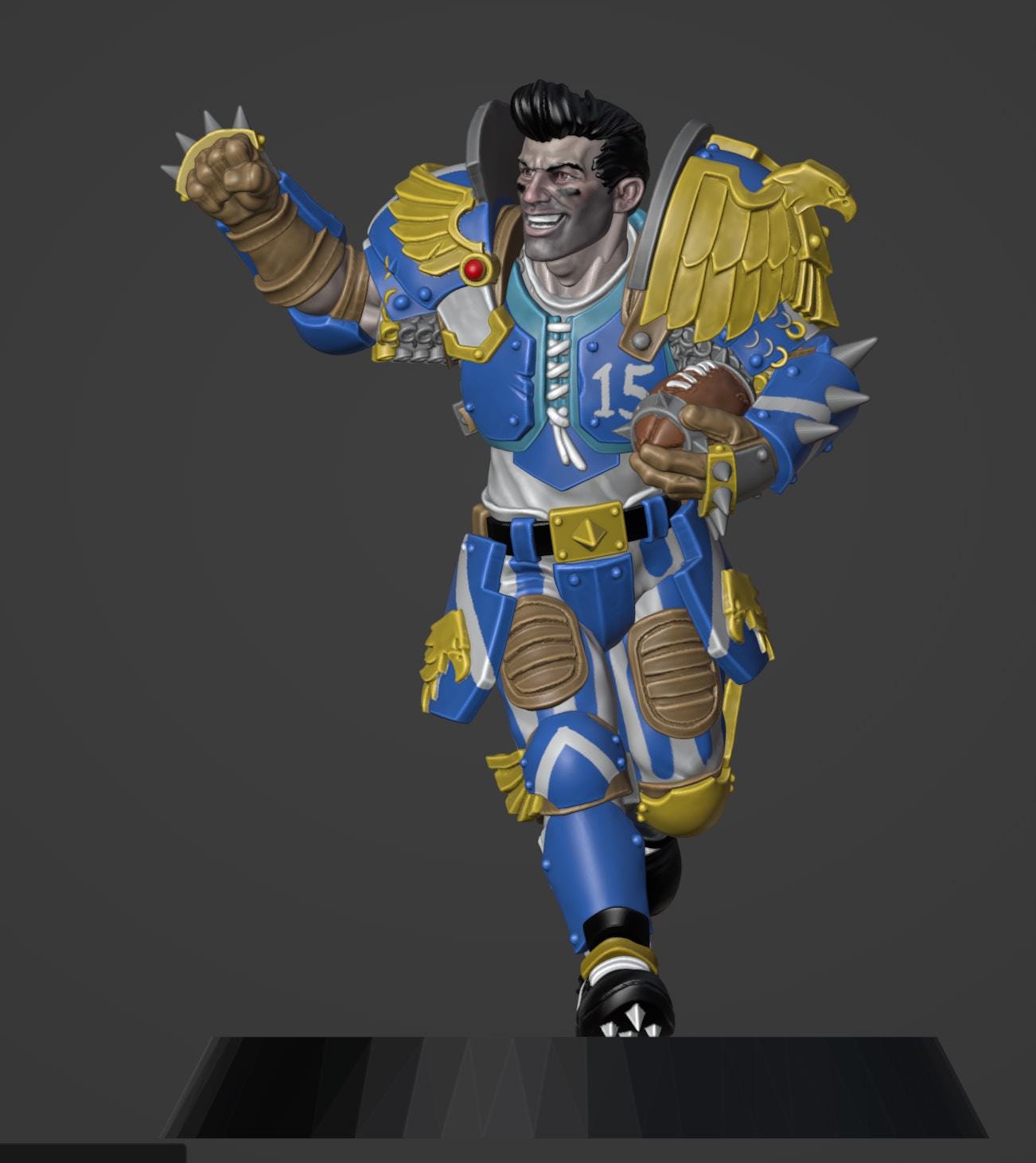 Poster Boy Star Player | Fantasy Football | Human Team | Brutefun Miniatures