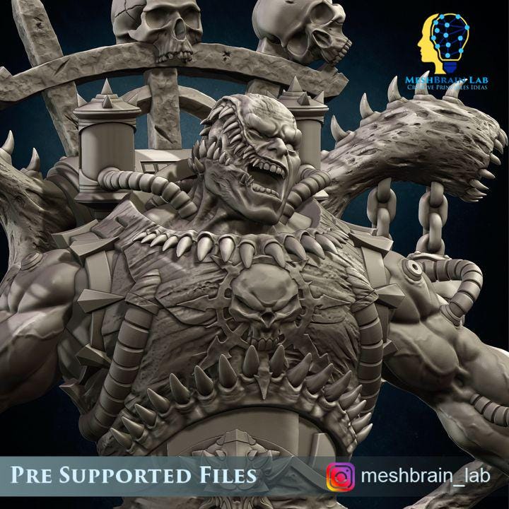 Doom Marines Demonhost of Chaos | Chaos | 32mm | Meshbrain Labs