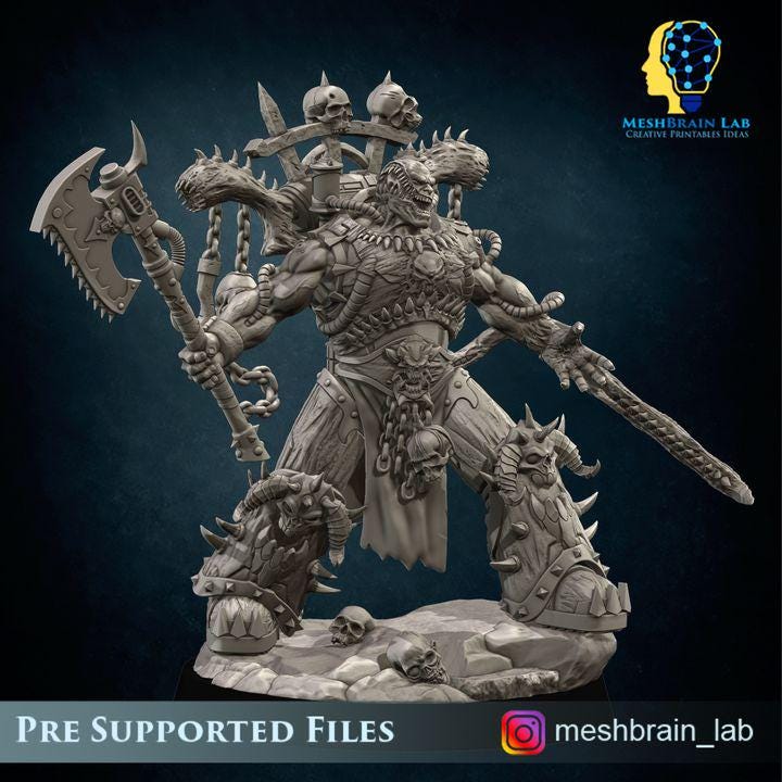 Doom Marines Demonhost of Chaos | Chaos | 32mm | Meshbrain Labs