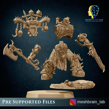 Doom Marines Demonhost of Chaos | Chaos | 32mm | Meshbrain Labs