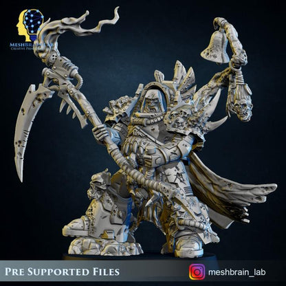 Doom Marines Lord of Pestilence | Chaos | 32mm | Meshbrain Labs