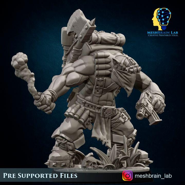 Ork Kommando | Orks | 32mm | Meshbrain Labs