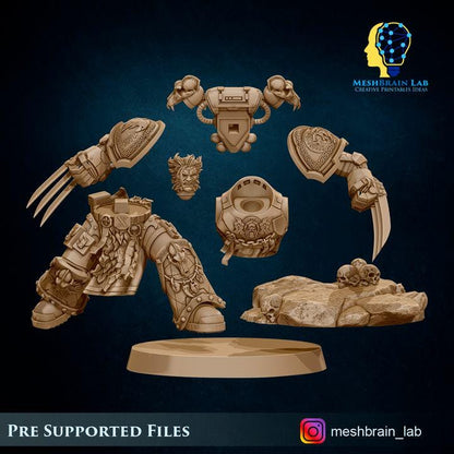 Sons of the Aesir Champion | Imperial Marines | 32mm | Meshbrain Labs