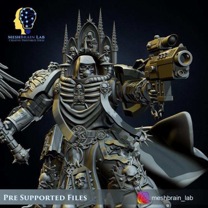 Custos Dogmatis Terminator Scale | Imperial Marines | 32mm | Meshbrain Labs
