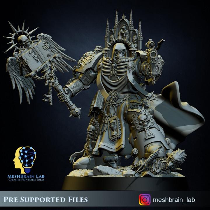 Custos Dogmatis Terminator Scale | Imperial Marines | 32mm | Meshbrain Labs