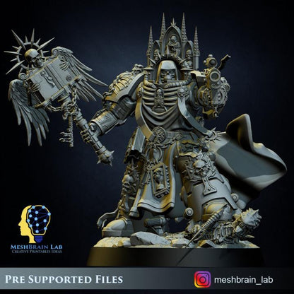 Custos Dogmatis Terminator Scale | Imperial Marines | 32mm | Meshbrain Labs