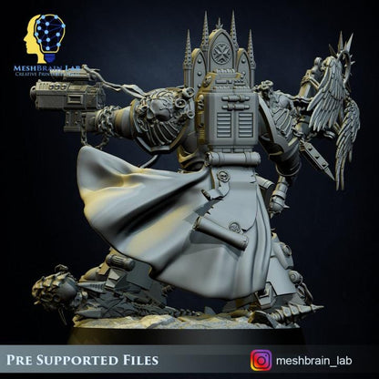 Custos Dogmatis Terminator Scale | Imperial Marines | 32mm | Meshbrain Labs