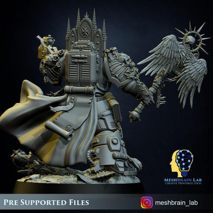 Custos Dogmatis Terminator Scale | Imperial Marines | 32mm | Meshbrain Labs