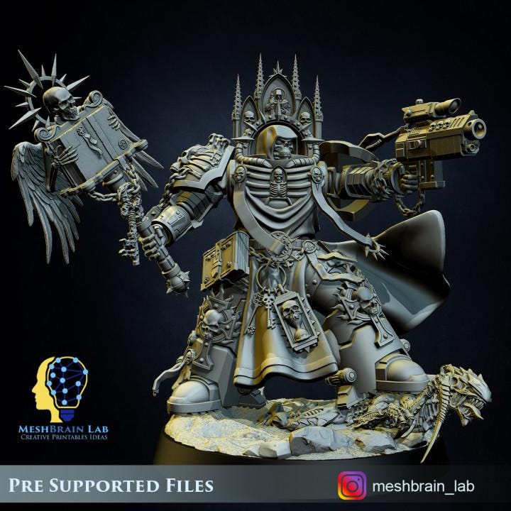 Custos Dogmatis Terminator Scale | Imperial Marines | 32mm | Meshbrain Labs