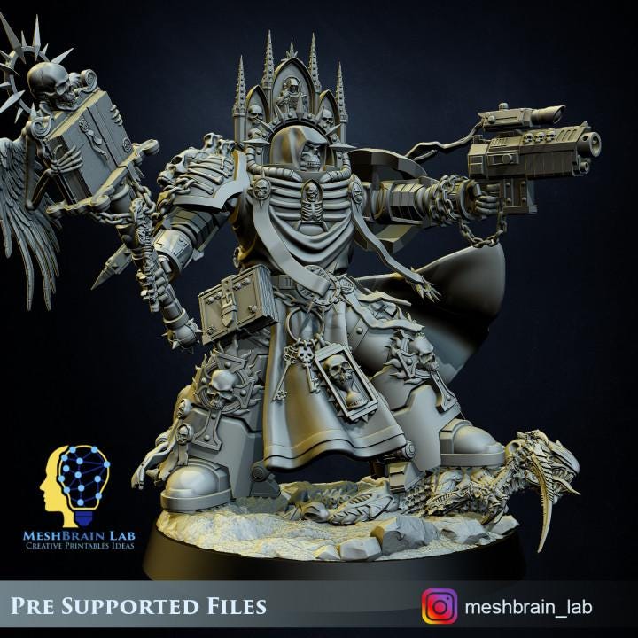 Custos Dogmatis Terminator Scale | Imperial Marines | 32mm | Meshbrain Labs
