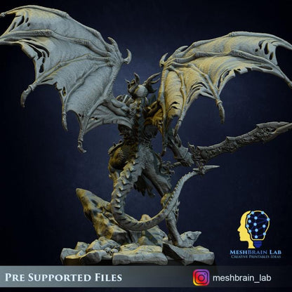 Aamon, The Demon Lord of the Abyss | Chaos | 32mm | Meshbrain Labs