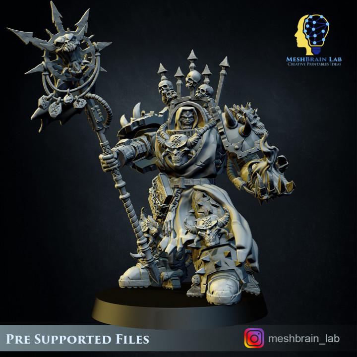 Chaos Terminator Sorcerer | Chaos | 32mm | Meshbrain Labs