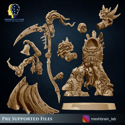 Doom Marines Lord of Pestilence | Chaos | 32mm | Meshbrain Labs