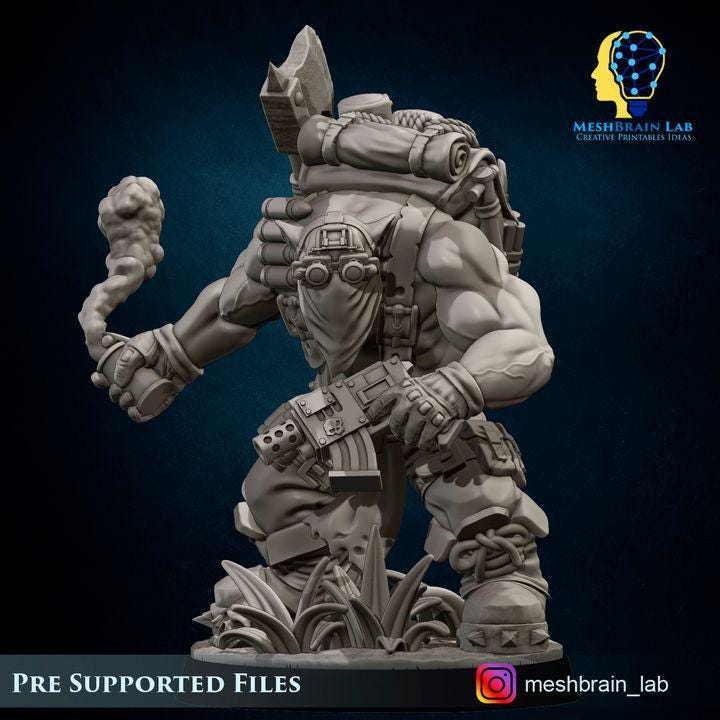 Ork Kommando | Orks | 32mm | Meshbrain Labs