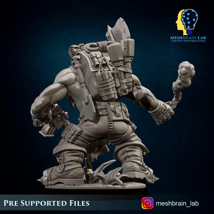 Ork Kommando | Orks | 32mm | Meshbrain Labs