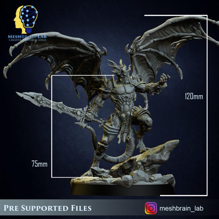 Aamon, The Demon Lord of the Abyss | Chaos | 32mm | Meshbrain Labs