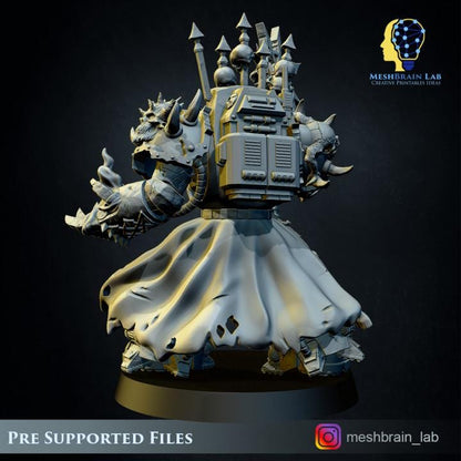 Chaos Terminator Sorcerer | Chaos | 32mm | Meshbrain Labs