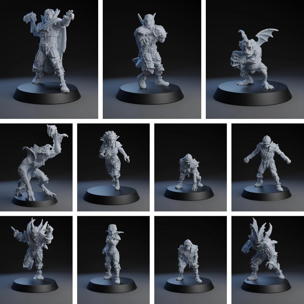 Vampire Team | Fantasy Football | Vampires | Brutefun Miniatures