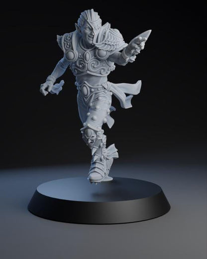Twin Elf Star Player | Fantasy Football | Elf Team | Brutefun Miniatures