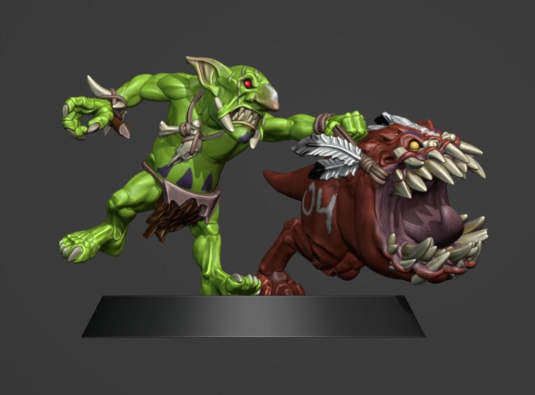 Forest Goblins Team | Fantasy Football | Goblin Team | Brutefun Miniatures