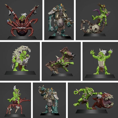 Forest Goblins Team | Fantasy Football | Goblin Team | Brutefun Miniatures