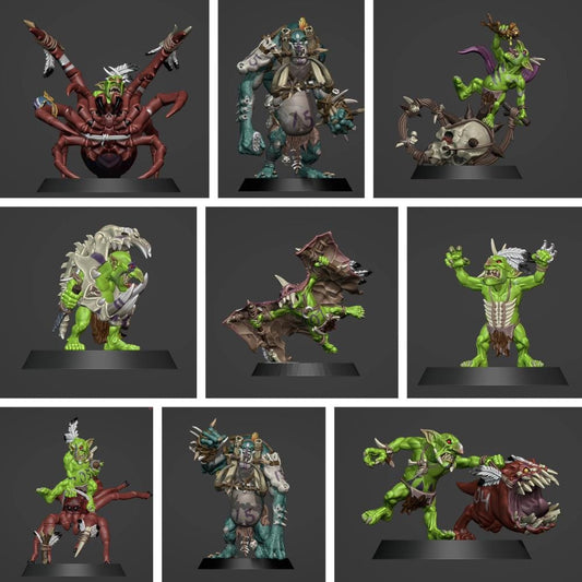 Forest Goblins Team | Fantasy Football | Goblin Team | Brutefun Miniatures