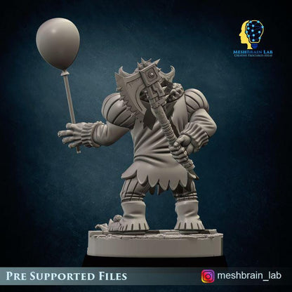 Ork Pennywaaghise, the slasher clown | Orks | 32mm | Meshbrain Labs