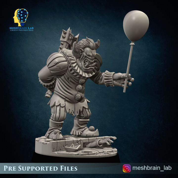 Ork Pennywaaghise, the slasher clown | Orks | 32mm | Meshbrain Labs
