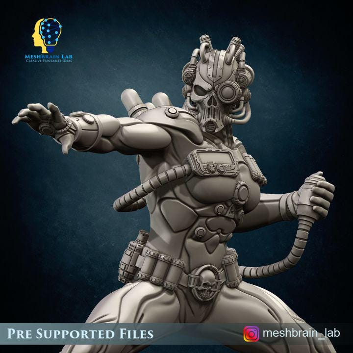 Imperial Psychic Assassin | Imperial Marines | Inquisition | 32mm | Meshbrain Labs