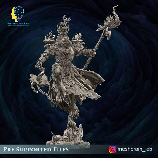 Doom Marines Chaos Sorcerer of changes | Chaos | 32mm | Meshbrain Labs