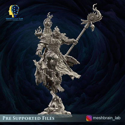 Doom Marines Chaos Sorcerer of changes | Chaos | 32mm | Meshbrain Labs